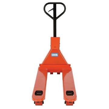 Steel Trade Legal Low Profile Pallet Truck with Scale 62" x 21-1/2" x 47-1/2" 5000 Lb. Capacity Red 30 Steel Trade Legal Low Profile Pallet Truck - PM-2146-TL-SCL-LP