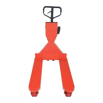 Steel Low Profile Pallet Truck with Scale and Printer 66" x 28" x 48" 5000 Lb. Capacity Red 30 Steel Low Profile Pallet Truck with Scale - PM-2748-SCL-LP-PT