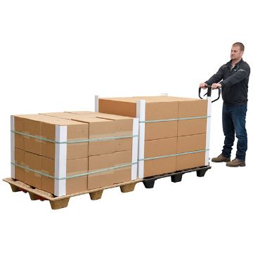 Steel Low Profile Pallet Truck 112" x 20-5/8" x 48" 4000 Lb. Capacity Red 50 Steel Low Profile Pallet Truck  - PM4-2096
