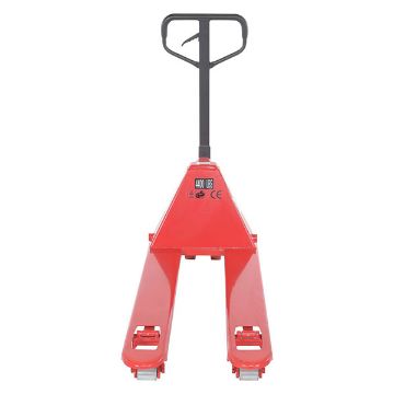 Steel Low Profile Pallet Truck 21" x 48" 4,000 Lb. Capacity Red 30 Steel Low Profile Pallet Truck - PM4-2148-LP