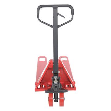 Steel Low Profile Pallet Truck 21" x 48" 4,000 Lb. Capacity Red 40 Steel Low Profile Pallet Truck - PM4-2148-LP