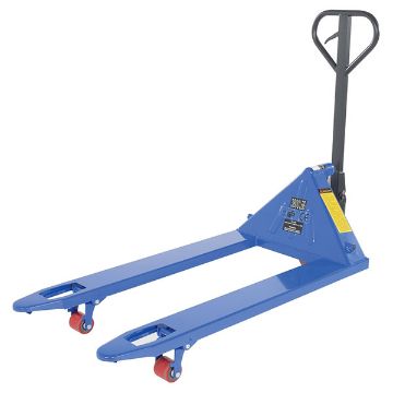 Steel (Quantity 6) Economy Hand Pallet Truck 64" x 27" x 48" 4000 Lb. Capacity Blue 20 Steel (Quantity 6) Economy Hand - PM4-2748-6PKG
