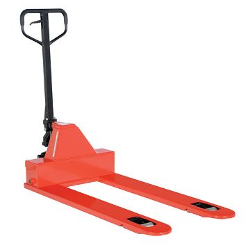 Steel Low Profile Pallet Truck 64" x 27" x 48" 4000 Lb. Capacity Red 10 Steel Low Profile Pallet Truck - PM4-2748-LP