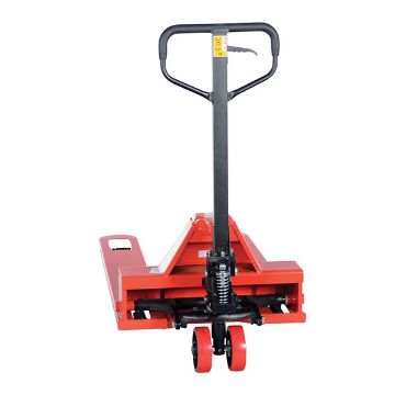 Steel Low Profile Pallet Truck 64" x 27" x 48" 4000 Lb. Capacity Red 40 Steel Low Profile Pallet Truck - PM4-2748-LP