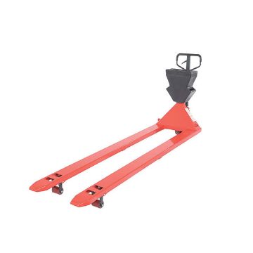 Steel/Plastic Pallet Truck 109-3/16" x 27" x 48" 4000 Lb. Capacity Red with Black P-Caddy 20 Steel/Plastic Pallet Truck  - PM4-2796-UP-002