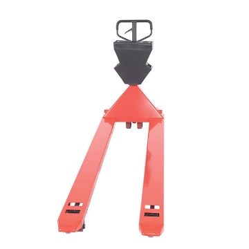 Steel/Plastic Pallet Truck 109-3/16" x 27" x 48" 4000 Lb. Capacity Red with Black P-Caddy 30 Steel/Plastic Pallet Truck  - PM4-2796-UP-002