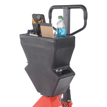 Steel/Plastic Pallet Truck 109-3/16" x 27" x 48" 4000 Lb. Capacity Red with Black P-Caddy 60 Steel/Plastic Pallet Truck  - PM4-2796-UP-002