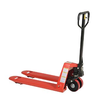 Steel Full Featured Pallet Truck 49-11/16" x 20" x 48-9/16" 5500 Lb. Capacity Red 10 Steel Full Featured Pallet Truck - PM5-2036