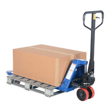 Steel Quick Lift Pallet Truck 59" x 20" x 48" 5500 Lb. Capacity Blue 40 Steel Quick Lift Pallet Truck - PM5-2048-QL