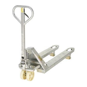 Galvanized Steel Pallet Truck 64" x 20-1/2" x 48-1/2" 5500 Lb. Capacity Gray 40 Galvanized Steel Pallet Truck - PM5-2048-S-G