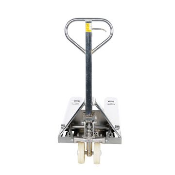 Stainless Steel Pallet Truck 59" x 21-1/2" x 48" 5500 Lb. Capacity Silver 30 Stainless Steel Pallet Truck - PM5-2048-SS