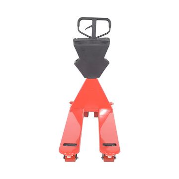Steel/Plastic Pallet Truck 61-3/16" x 20" x 48" 5500 Lb. Capacity Red with Black P-Caddy 30 Steel/Plastic Pallet Truck - PM5-2048-UP-002