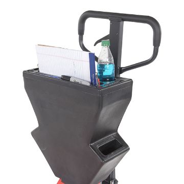 Steel/Plastic Pallet Truck 61-3/16" x 20" x 48" 5500 Lb. Capacity Red with Black P-Caddy 70 Steel/Plastic Pallet Truck - PM5-2048-UP-002