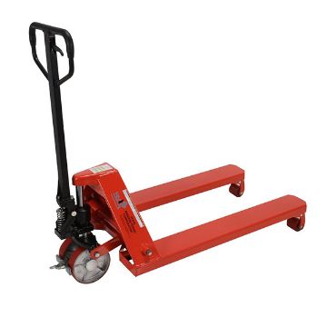 Steel Heavy Duty Wheel Nose Pallet Truck 63" x 27" x 42" 5000 Lb. Capacity Red 20 Steel Heavy Duty Wheel Nose Pallet Truck - PM5-2738-WN