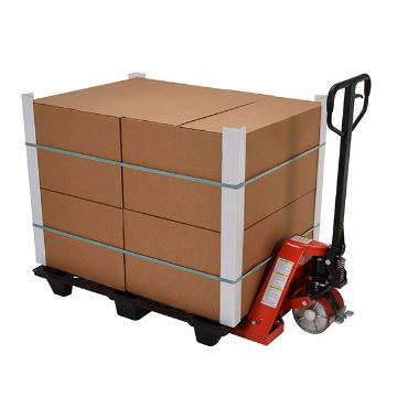 Steel Heavy Duty Wheel Nose Pallet Truck 63" x 27" x 42" 5000 Lb. Capacity Red 40 Steel Heavy Duty Wheel Nose Pallet Truck - PM5-2738-WN