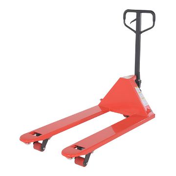 Steel (Quantity 6) Pallet Truck 61-11/16" x 27" x 48-5/8" 5500 Lb. Capacity Red 20 Steel (Quantity 6) Pallet Trucks - PM5-2748-6PKG