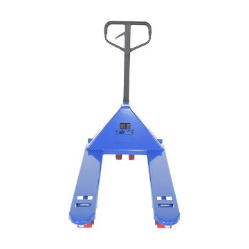 Steel Full Featured Pallet Trucks 6 Pack 27" x 48" 5,500 Lb. Capacity Blue 30 Steel Full Featured Pallet Truck - PM5-2748-BL-6PKG
