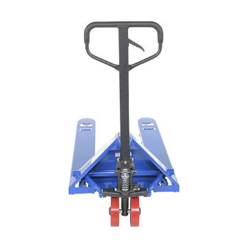 Steel Full Featured Pallet Trucks 6 Pack 27" x 48" 5,500 Lb. Capacity Blue 40 Steel Full Featured Pallet Truck - PM5-2748-BL-6PKG
