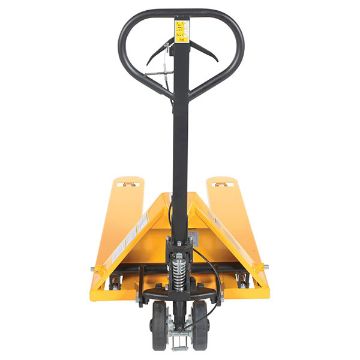 Pallet Truck with Dead Man Brake 66" x 27" x 49" 5500 Lb. Capacity Yellow 40 Pallet Truck with Dead Man Brake - PM5-2748-DMHB