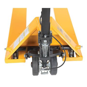 Pallet Truck with Dead Man Brake 66" x 27" x 49" 5500 Lb. Capacity Yellow 60 Pallet Truck with Dead Man Brake - PM5-2748-DMHB