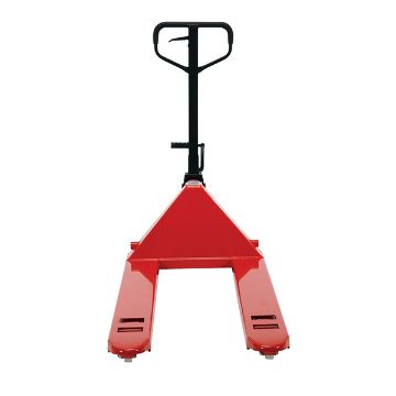Wheel Nose Pallet Truck with Foot Pedal 27" x 48" 5500 Lb. Capacity Red 30 Wheel Nose Pallet Truck - PM5-2748-FP