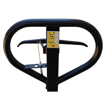 Steel Pallet Truck with Brake 66" x 27" x 49" 5500 Lb. Capacity Yellow 20 Steel Pallet Truck with Brake - PM5-2748-HB