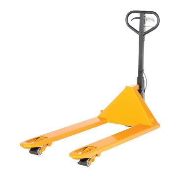 Steel Ergonomic Power Assist Pallet Truck 48" x 27" x 48" 5000 Lb. Capacity Yellow 20 Steel Ergonomic Power Assist Pallet Truck - PM5-2748-PA-Y