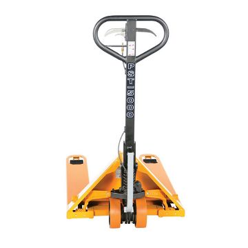 Steel Ergonomic Power Assist Pallet Truck 48" x 27" x 48" 5000 Lb. Capacity Yellow 30 Steel Ergonomic Power Assist Pallet Truck - PM5-2748-PA-Y