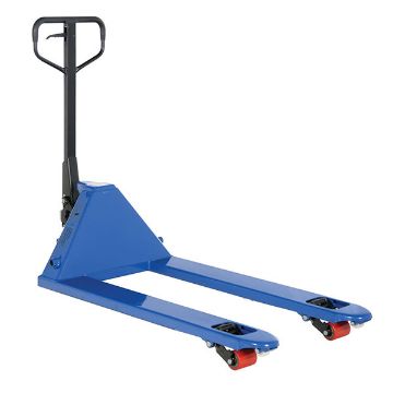 Steel Quick Lift Pallet Truck 61-11/16" x 27" x 48-5/8" 5500 Lb. Capacity Blue 10 Steel Quick Lift Pallet Truck - PM5-2748-QL