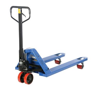 Steel Quick Lift Pallet Truck 61-11/16" x 27" x 48-5/8" 5500 Lb. Capacity Blue 20 Steel Quick Lift Pallet Truck - PM5-2748-QL