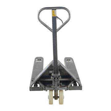 304 Stainless Steel Pallet Truck 62" x 27" x 48" 5500 Lb. Capacity Silver 30 304 Stainless Steel Pallet Truck - PM5-2748-SS