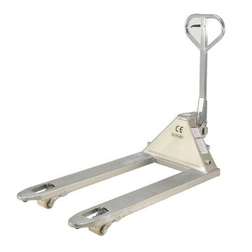 Steel Zinc Coated Pallet Truck 61" x 27" x 48" 5500 Lb. Capacity Silver 20 Steel Zinc Coated Pallet Truck  - PM5-2748-S-Z