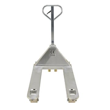 Steel Zinc Coated Pallet Truck 61" x 27" x 48" 5500 Lb. Capacity Silver 30 Steel Zinc Coated Pallet Truck  - PM5-2748-S-Z