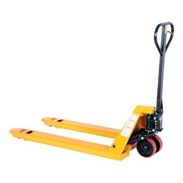 Steel (Quantity 6) Pallet Truck 61-11/16" x 27" x 48-5/8" 5500 Lb. Capacity Yellow 10 Steel (Quantity 6) Pallet Trucks - PM5-2748-Y-6PKG