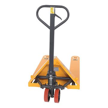 Steel (Quantity 6) Pallet Truck 61-11/16" x 27" x 48-5/8" 5500 Lb. Capacity Yellow 40 Steel (Quantity 6) Pallet Trucks - PM5-2748-Y-6PKG
