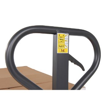 Steel (Quantity 6) Pallet Truck 61-11/16" x 27" x 48-5/8" 5500 Lb. Capacity Yellow 60 Steel (Quantity 6) Pallet Trucks - PM5-2748-Y-6PKG