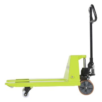 Steel Pramac Mini Hand Pallet Truck Hand Pump 46" x 15-3/4" x 46" 5500 Lb. Capacity Green/Black 10 Steel Pramac Mini Hand Pallet Truck - PMC-PM5-1632
