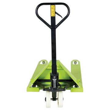Steel Pramac Mini Hand Pallet Truck with Nylon Wheel 62-3/16" x 26-3/4" x 48-1/2" 5500 Lb. Capacity Green/Black 40 Steel Pramac Mini Hand Pallet Truck - PMC-PM5-2748-N
