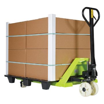Steel Pramac Mini Hand Pallet Truck with Nylon Wheel 62-3/16" x 26-3/4" x 48-1/2" 5500 Lb. Capacity Green/Black 50 Steel Pramac Mini Hand Pallet Truck - PMC-PM5-2748-N