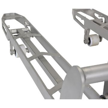 304L Stainless Steel Hydraulic Hand Pump Pallet Jack 4,500 Lb. Capacity Silver 70 304L Stainless Steel Hydraulic Hand Pump Pallet Jack - ULM-PM-2745-40