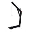 Trailer hitch-mounted-jib-crane-pickup-truck