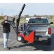 Trailer hitch-mounted-jib-crane-pickup-truck