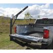 Trailer hitch-mounted-jib-crane-pickup-truck