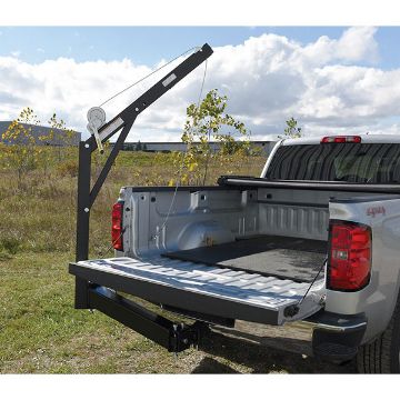 Trailer Hitch Mounted Jib Crane - WTJ-HITCH Trailer hitch-mounted-jib-crane-pickup-truck