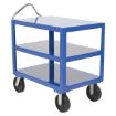 Ergo Handle Cart w/Rubber Casters