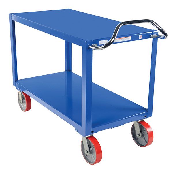 Ergo Handle Cart Poly Casters 3.6K 24X48