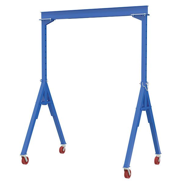 Adj Ht Steel Gantry Crane 8K 20X16 Vg Casters