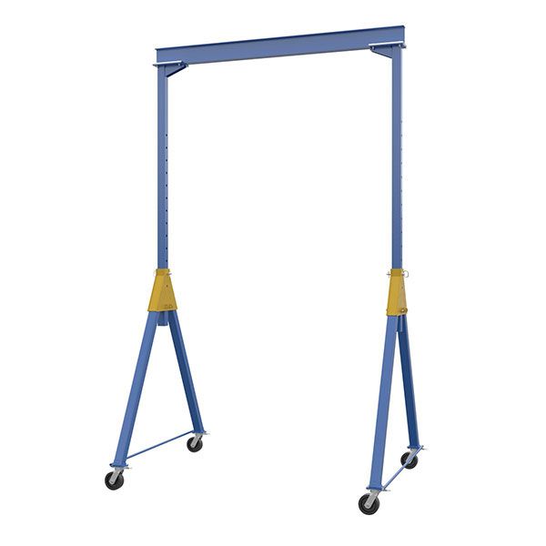 Adj Height Steel Gantry Crane Knock Down