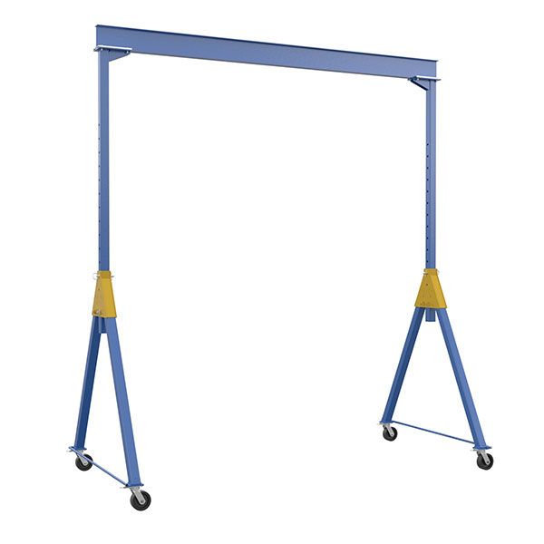 Adj Height Steel Gantry Crane Knock Down