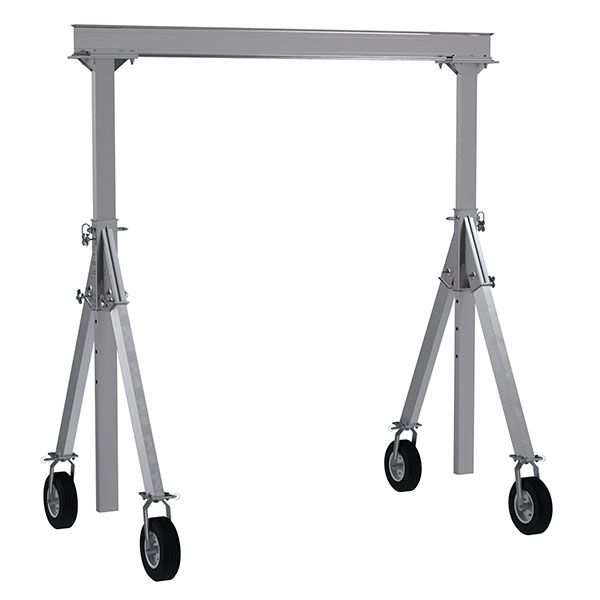 Aluminum Gantry Crane W/Pnu Caster 10X8